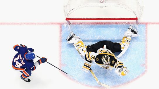 Ullmark earns another milestone as Bruins find a way to win again taken at BSJ Headquarters (Bruins)